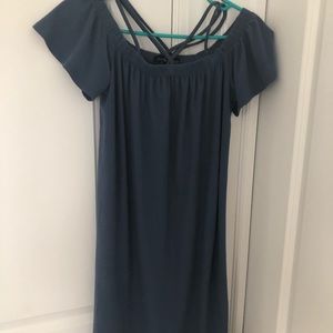 Dark blue dress